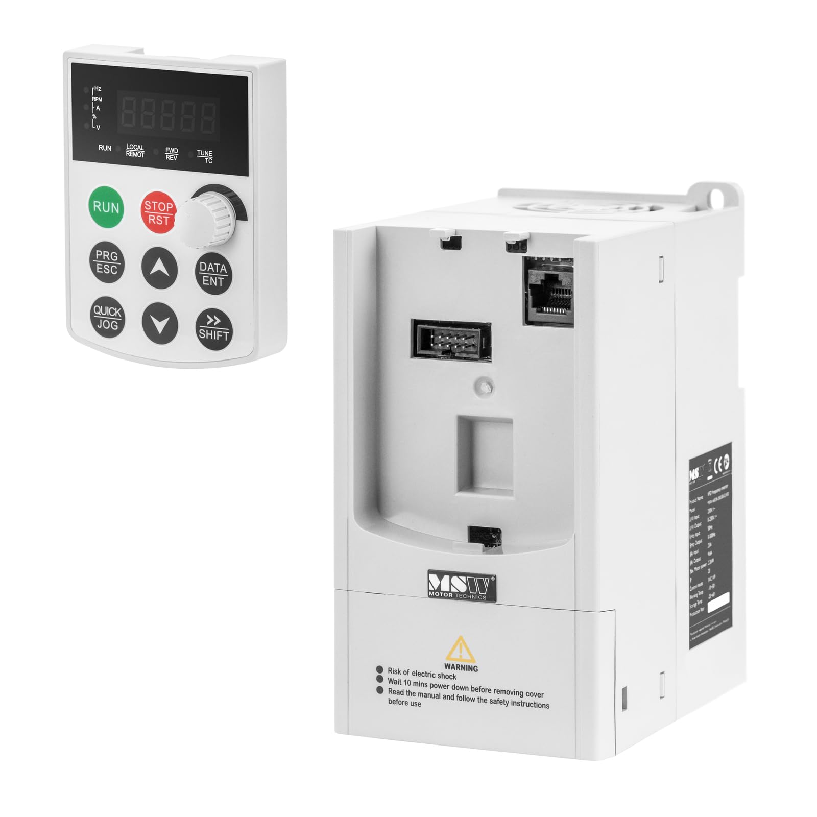 MSW VFD-Frequenzumrichter 1500 W 400 V LED-Display RS485-Schnittstelle max. 5% Abweichung Stromrichter Frequenzumformer Frequenzumwandler