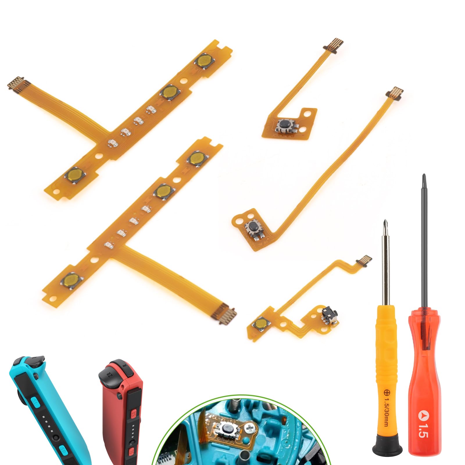Amazon.com: SL SR Left Right Button Flex Cable for Nintendo Switch