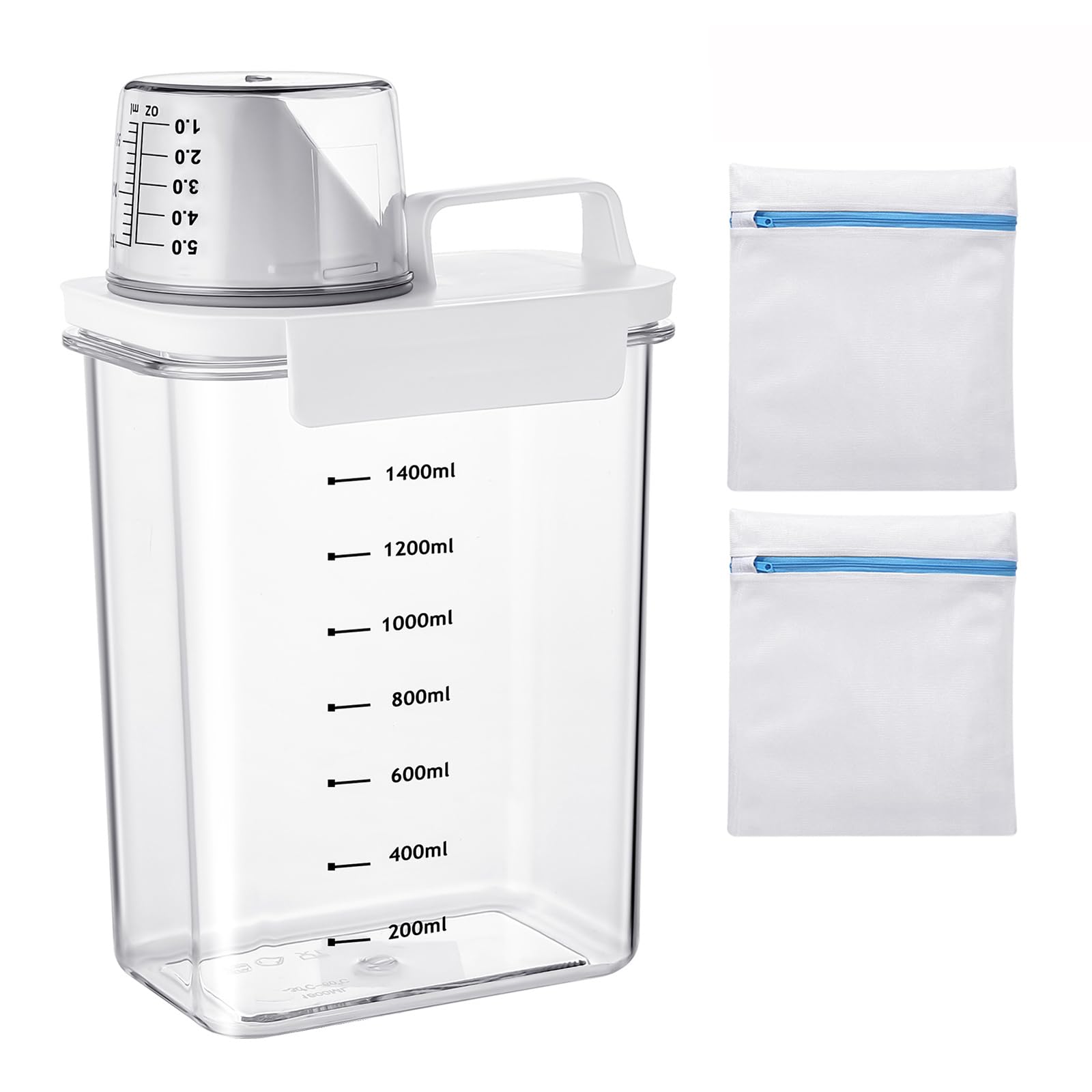 HJJMN 1800ML Multi-Purpose Washing Powder Storage