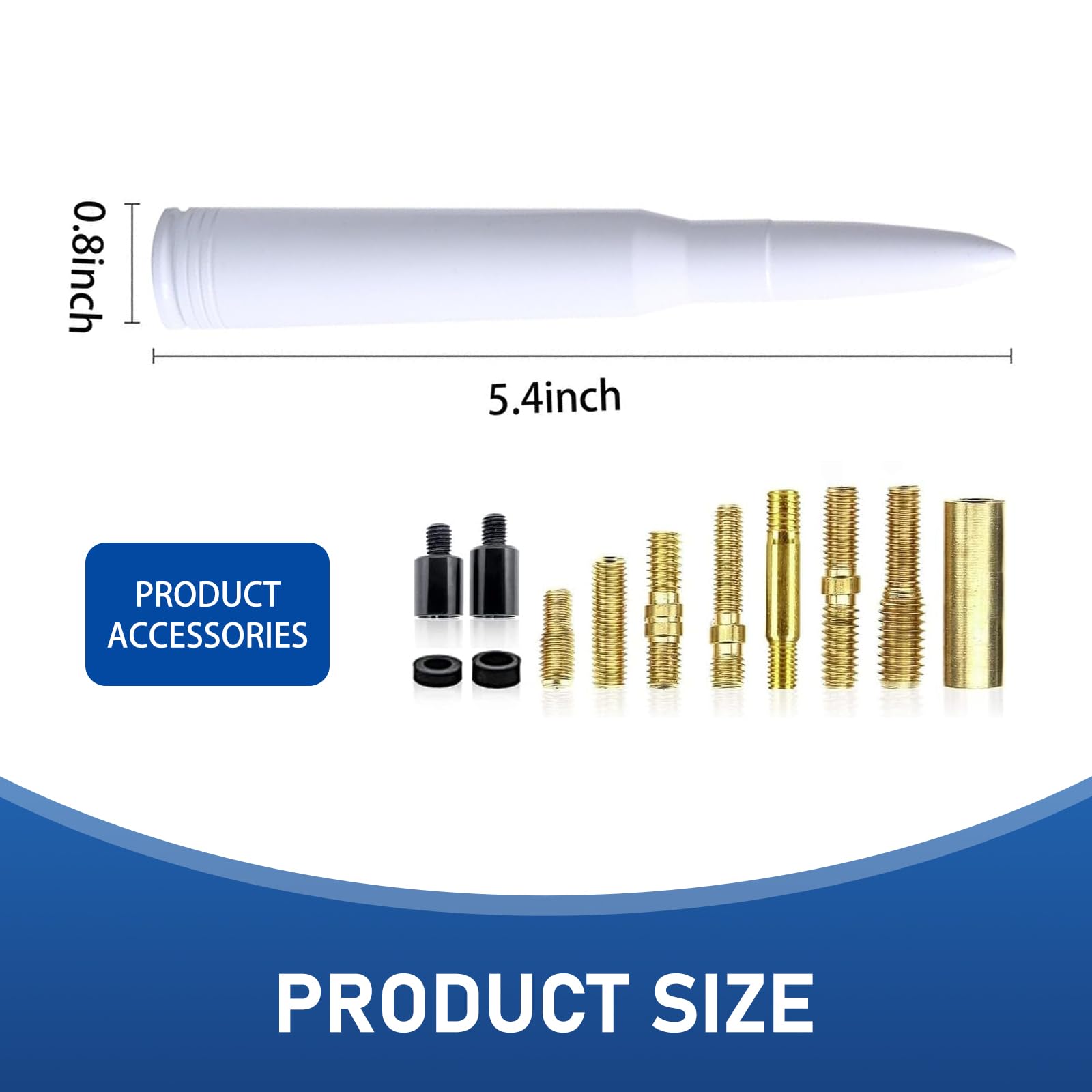 Crynod 1 PC Car Signal Receiving Antenna, 0.8