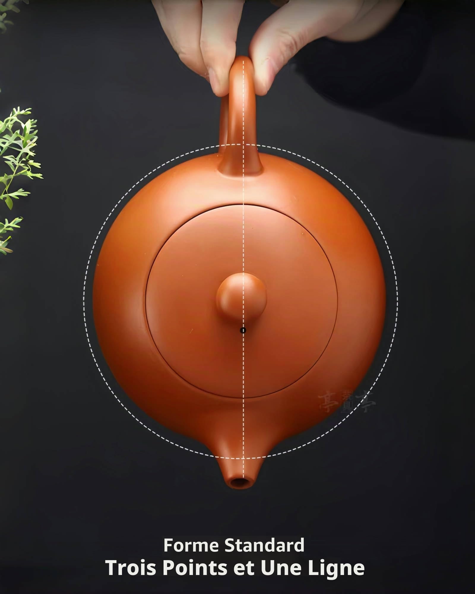 Théière Chinoise en Argile 400 ML, Yixing Zisha Xishi Théières, Theiere Terre Cuite, Faite à la Main Bouilloire en Argile Kung Fu avec Boîte et Torchon