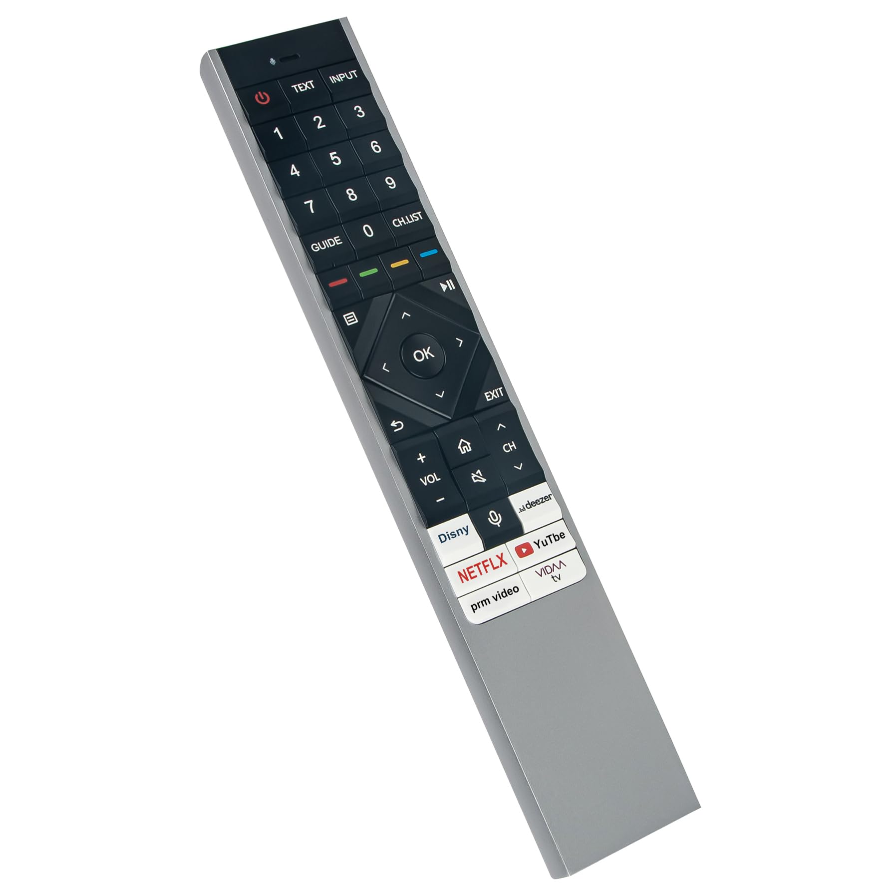 VINABTY Remplacement de la télécommande ERF6N64 ERF6N64H ERF6P64H ERF6Q64H ERF3C96H pour Hisense Mini LED TV 100U7KQ 75U7KQ 65U7KQ 55U7KQ 65U80KQTUK 65U82KQTUK 65U86KQTUK 65U87KQTUK 75U8KQ 75U80KQ