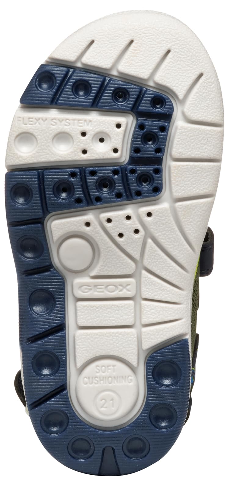 Geox Bébé garçon B Sandal Multy Boy A, Pistachio/Navy, 22 EU