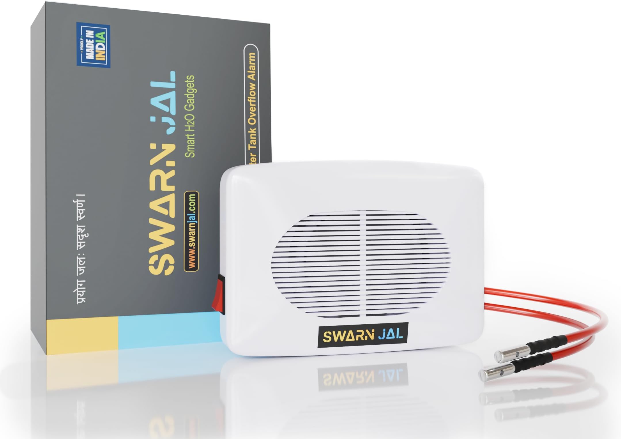 Water Tank Overflow Alarm, Works with 220V AC, Human Voice in Both