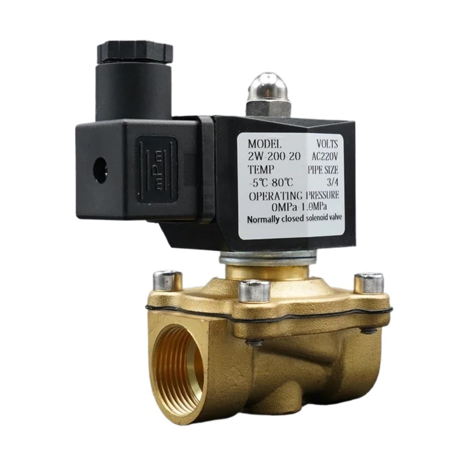 Électrovanne vanne d'eau 2" DC12V pour automatiser l'arrosage