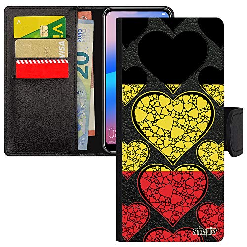 Coque cuir Samsung Note 20 Ultra avec porte-carte intégré pour supporters de la Belgique