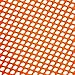 VULCAN Safety Flag with Dowel - Bright Orange - Jersey Mesh Construction - 18 Inch x 18 Inch - 4 Pack
