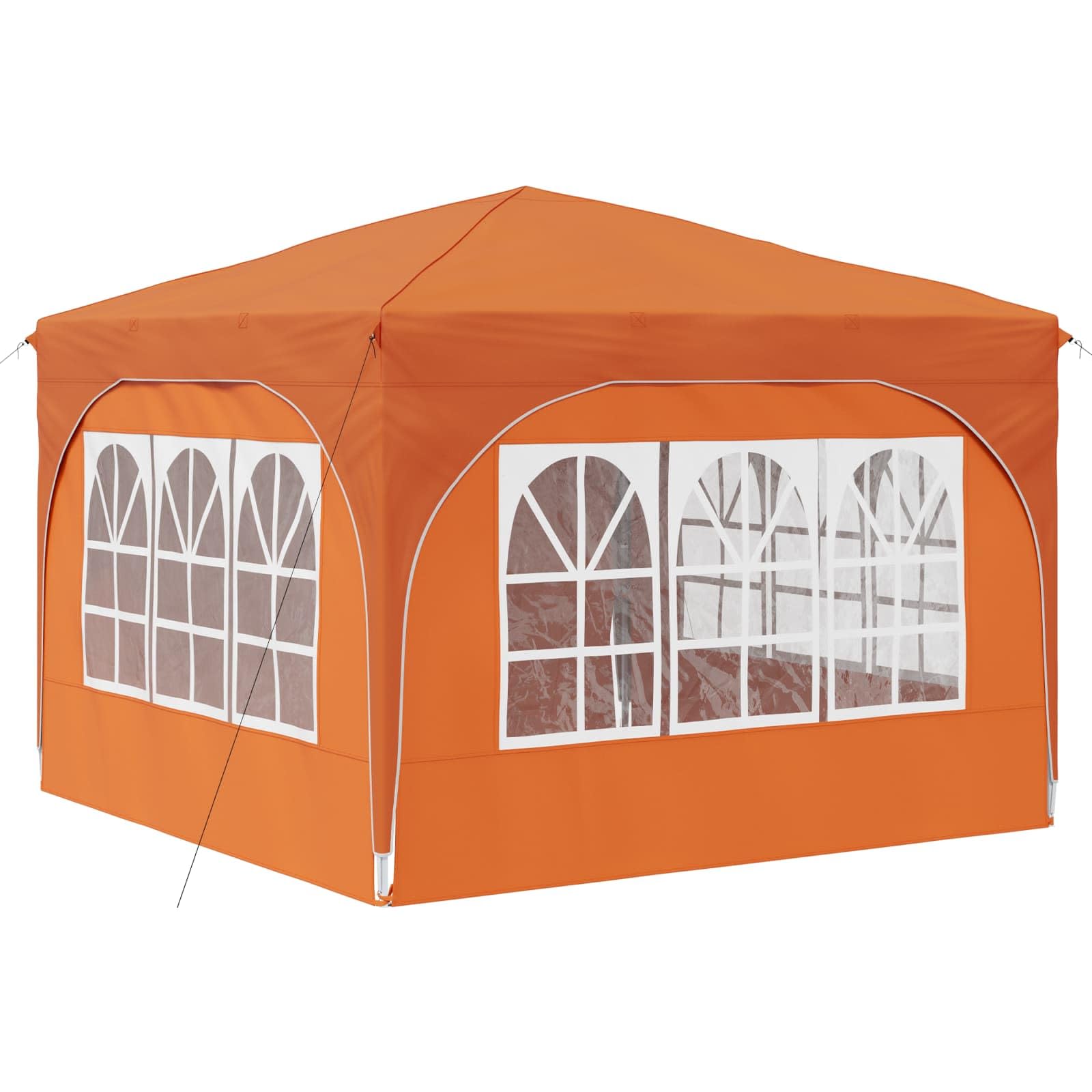 Zasłona Pop-up 290 x 290 x 245 cm, pomarańczowa