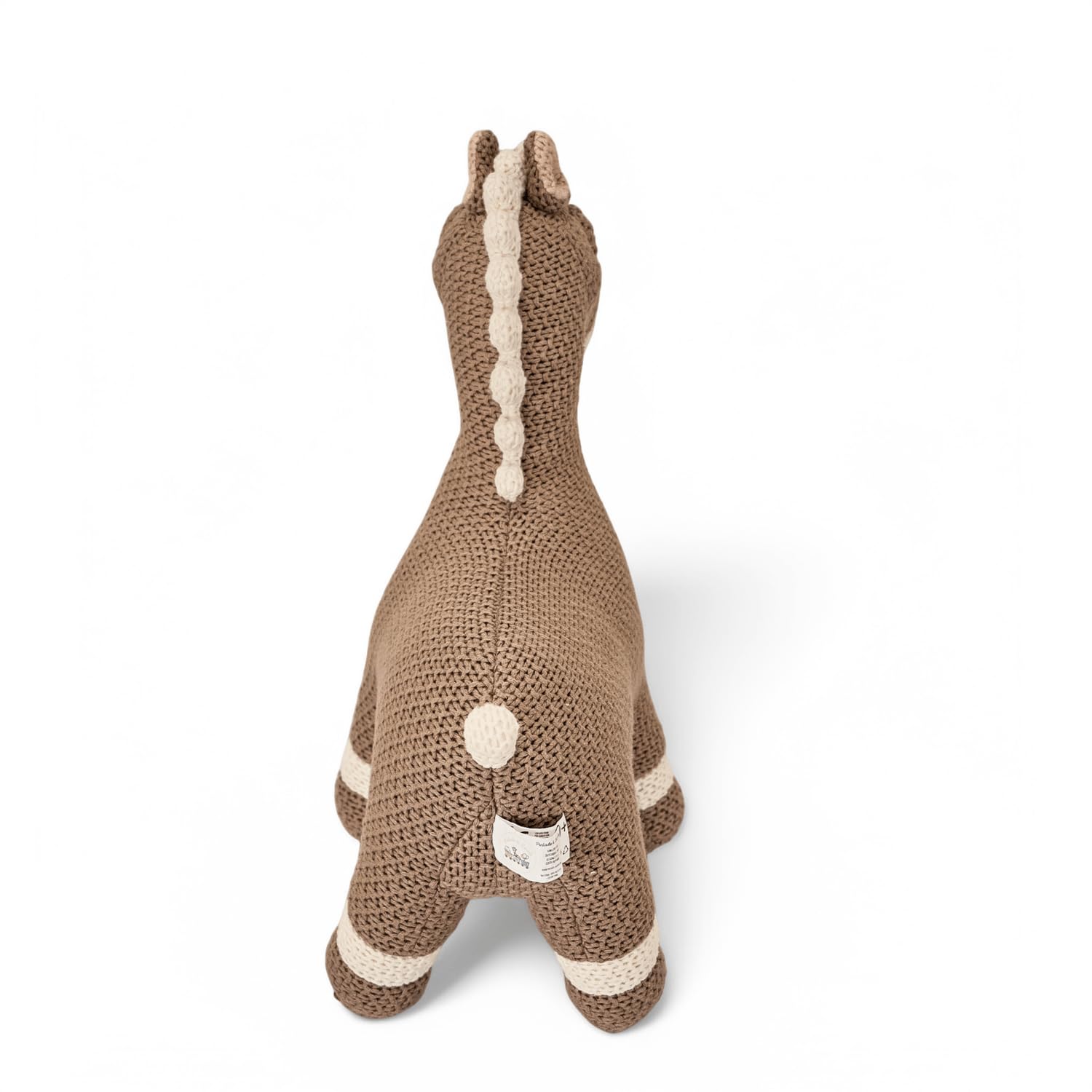 Pintado & Lacado Cavallo fatto a mano – Peluche in cotone – 42 cm – Peluche certificato – Morbido peluche per bambini neonati e bambini
