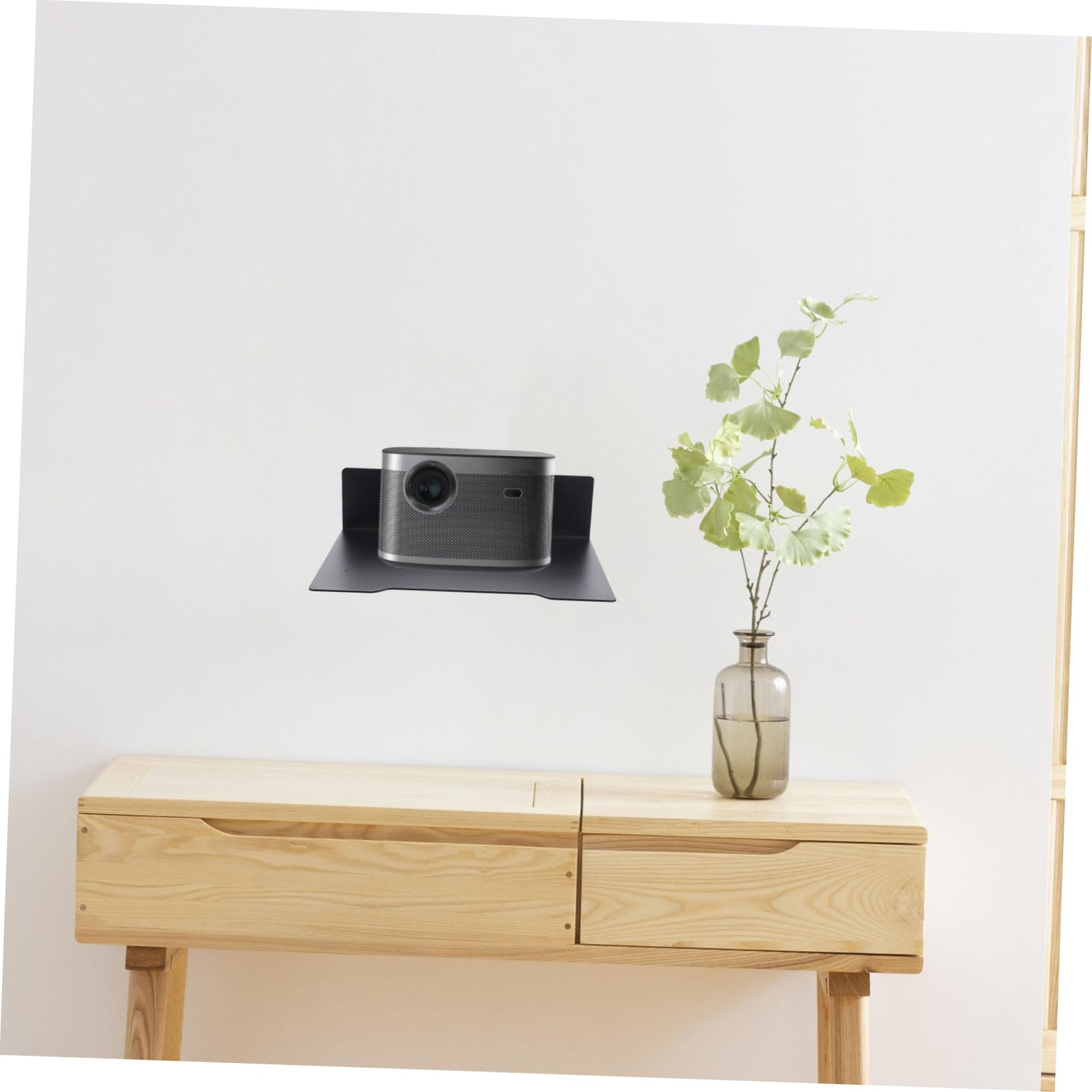 BELLIFFY Sturdy Camera Mount Bracket for Wall Black Large Size Multi-Function Bracket for Home Decor