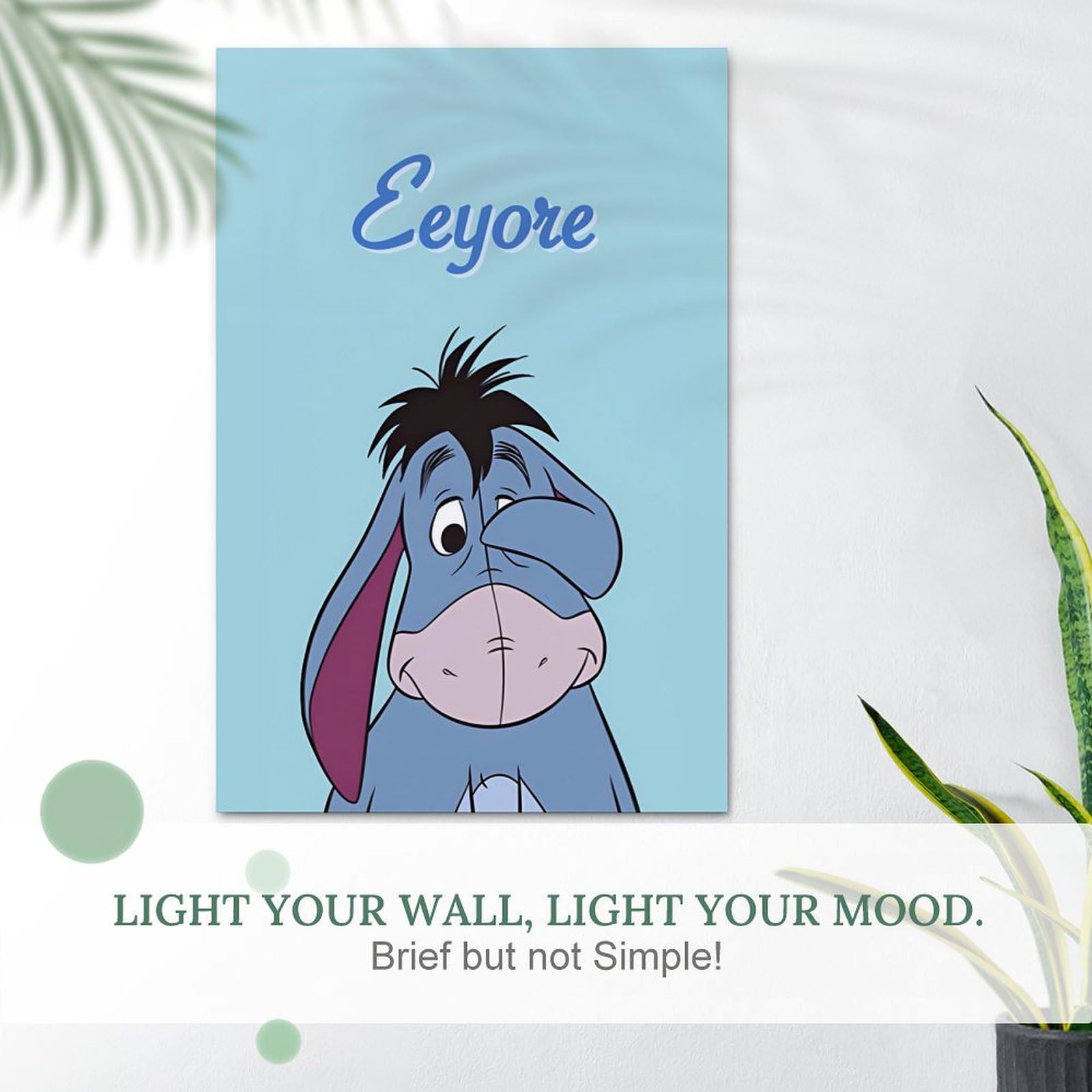 ディズニークラシックアートポスター　イーヨー Amazon｜くまのプーさん イーヨー ポスター 絵画 インテリア 壁紙用