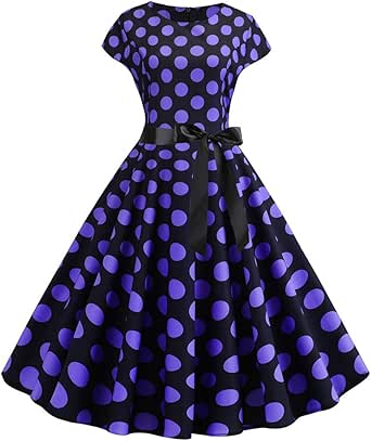 Robe Années 50 Vintage Marine | Robes Vintage