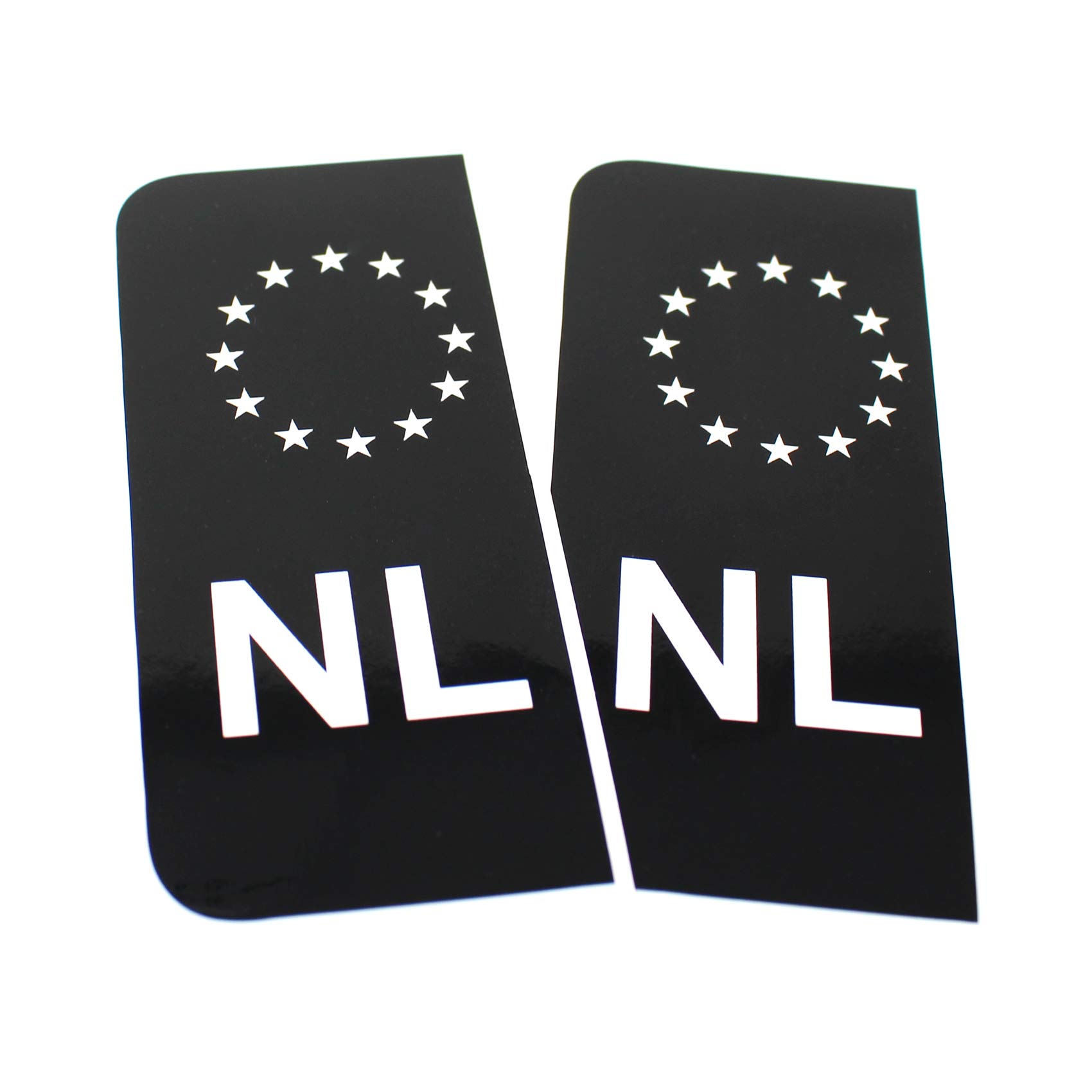 Aufkleber Für Motorrad-Kennzeichen – Moto 66 Mit Katalanischer Flagge, 60x30 Mm, UV-beständig, Made In France