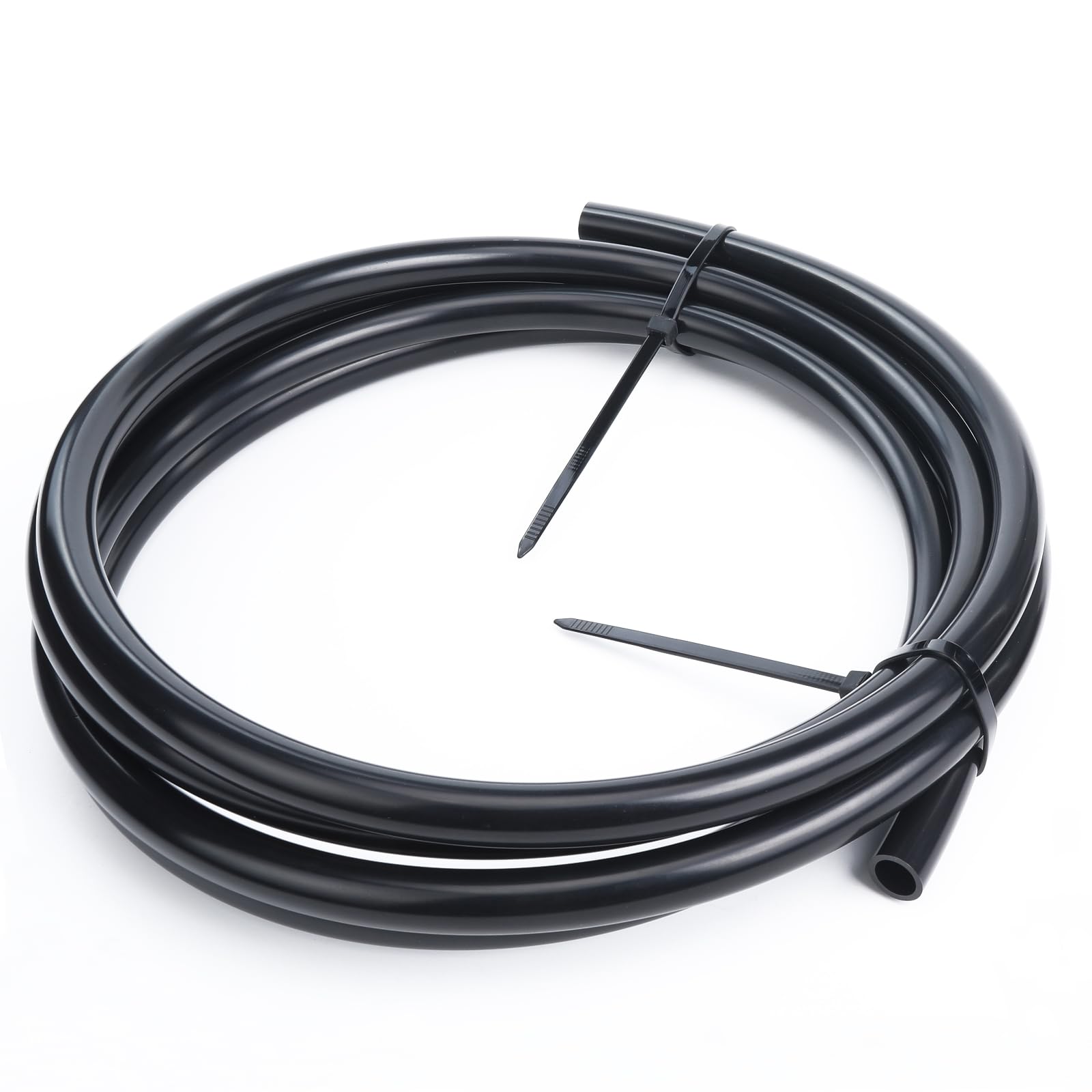 AC PERFORMANCE Flexible Black Metric 3/8 inch OD Nylon Hose Pneumatic Tubing Tube for Air Brake System Or Fluid Transfer (3/8" OD, 1/4" ID Nylon Line, 10 feet)-image-16