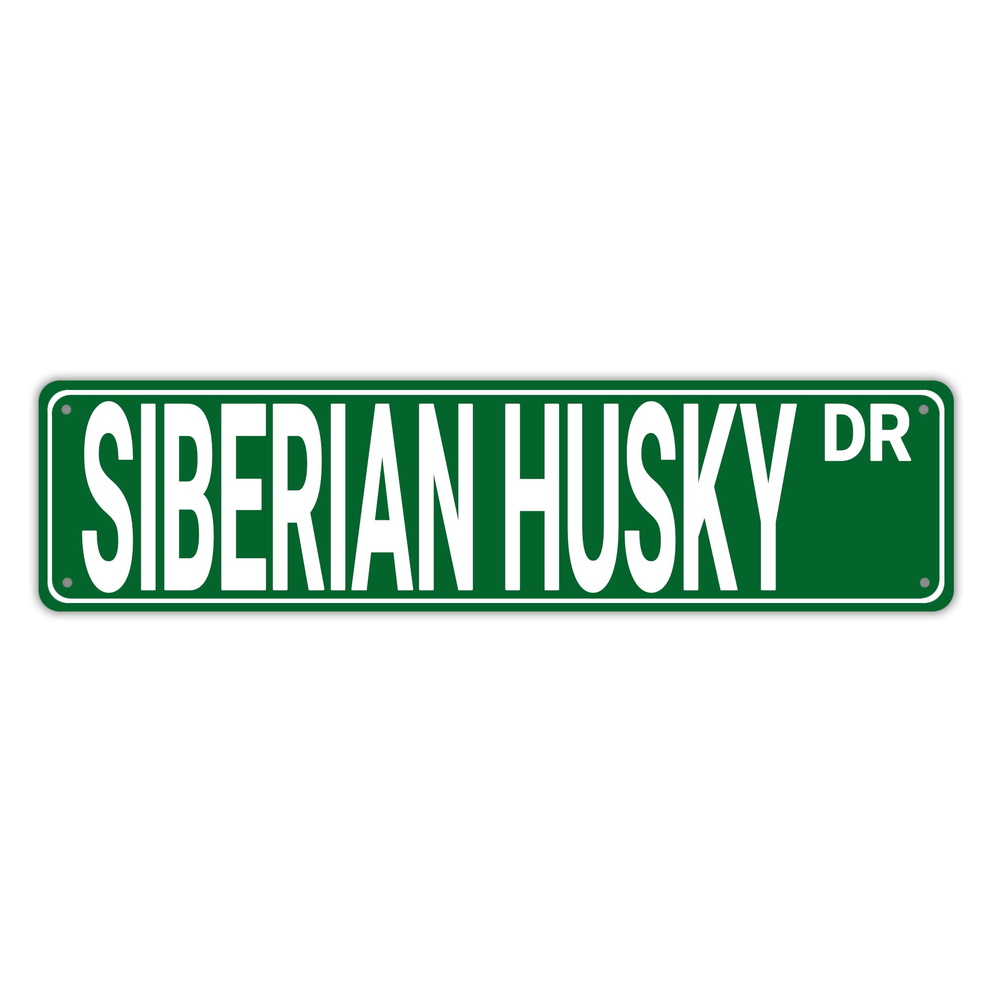 Siberian Husky Dr Retro Tin Signs Plaque Aluminum Metal Sign Quotes Home Bedroom Kitchen Restaurants Wall Aluminum Gift Yard Coffee Decor 4x16 Inch