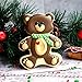 Teddy Bear Cookie Cutter – Sharp & Secure Stainless Steel Cooking Utensils – A Fun Fit for Sandwiches, Pancakes & Fruits – Dishwasher-Safe Bakery Supplies by Sweet Cookie Crumbs (4.0” T x 3.1” W)