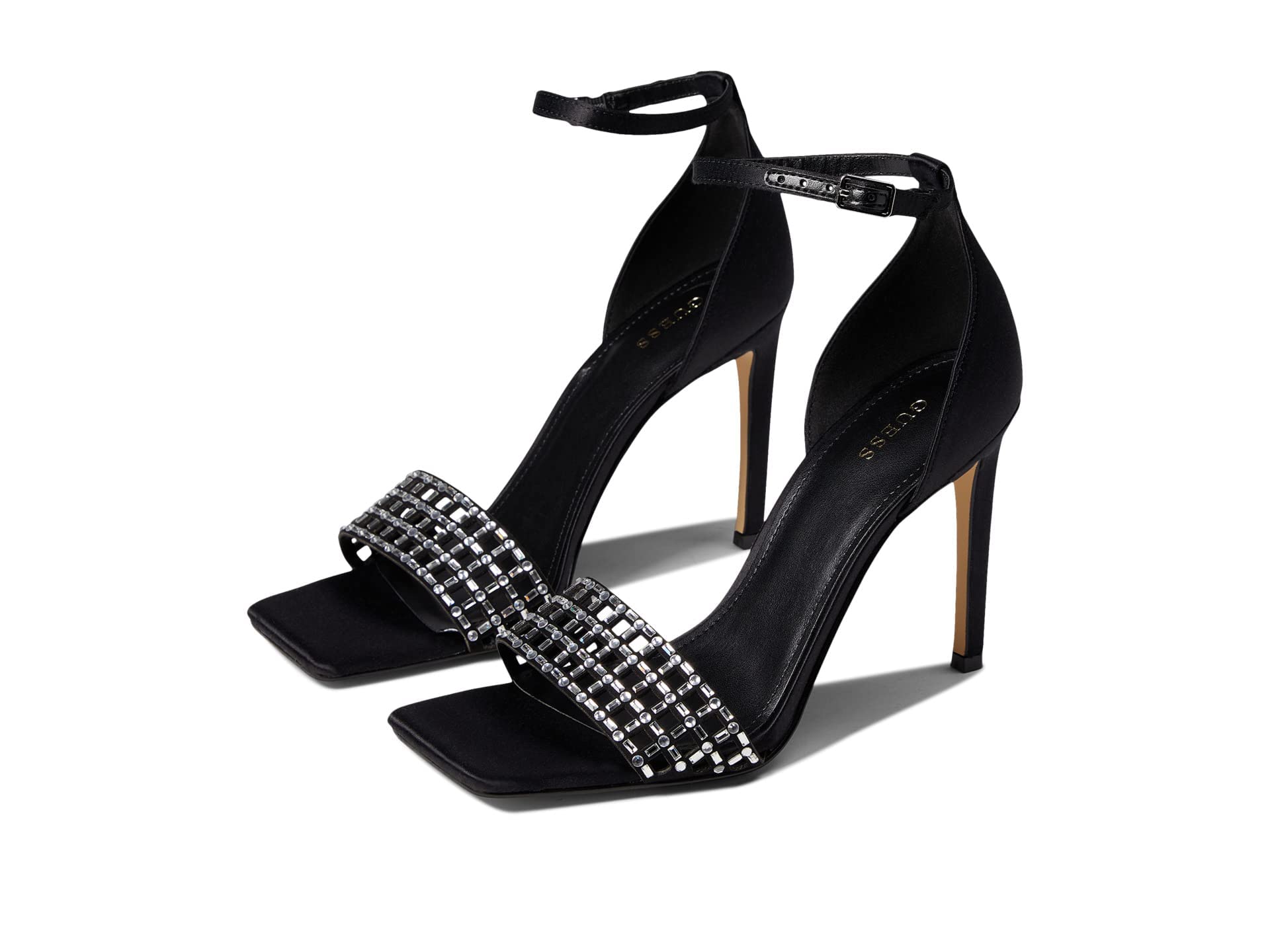 GUESS Sandalia de tacón Saile para mujer