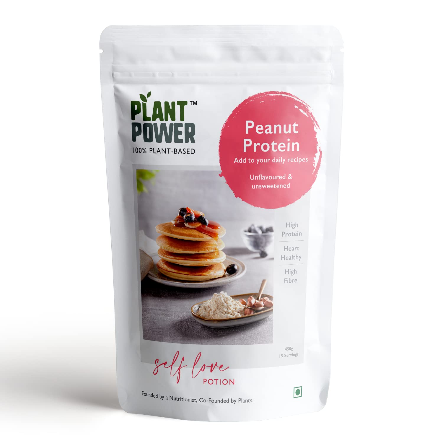 Plant Power 100% Plant Based Hi-Protein Peanut Flour All Natural | Vegan | Gluten Free Ingredients | Non-GMO | Indian Origin (450 Grams) (B08SK8SHMY) Amazon Price History, Amazon Price Tracker