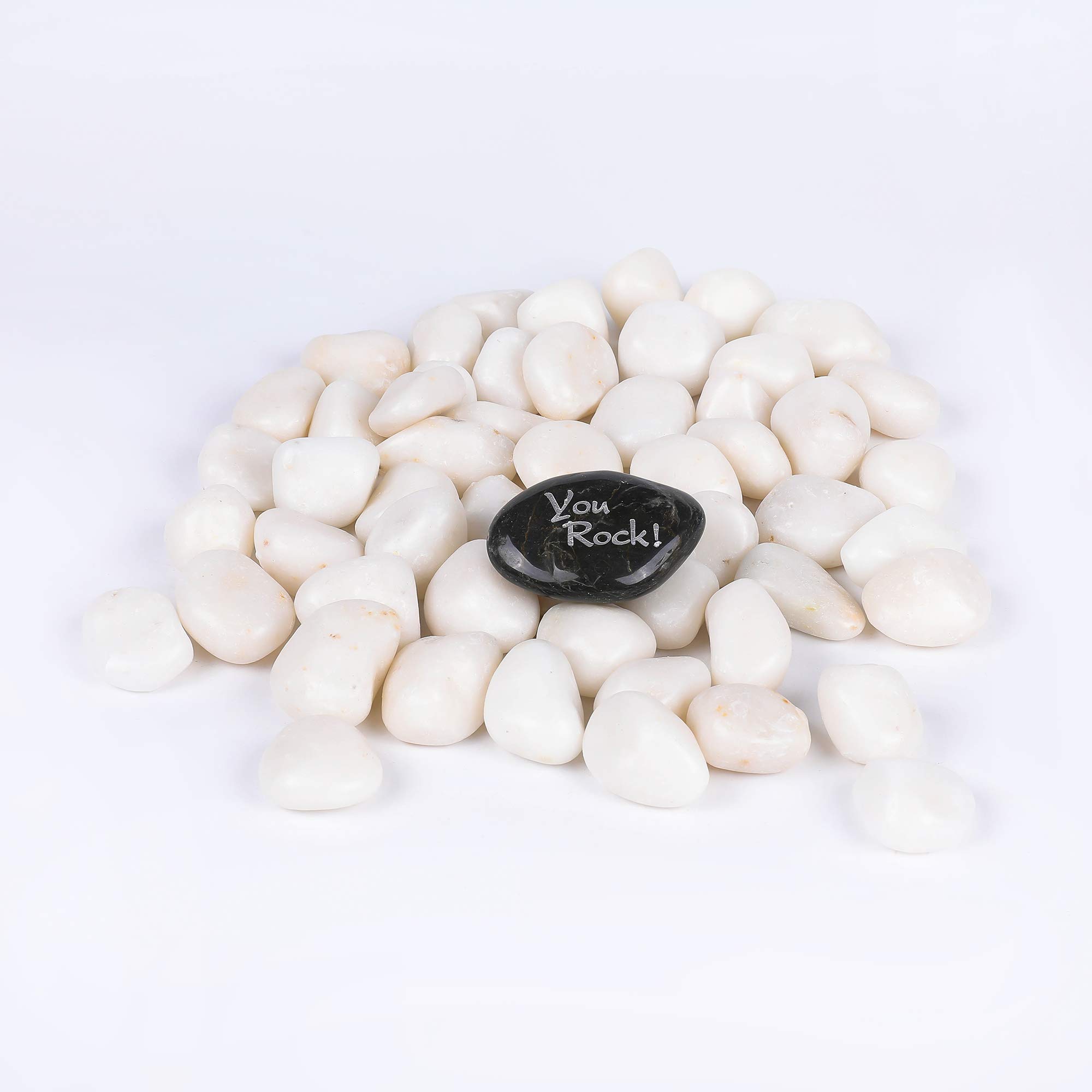 Buy ROCKIMPACT 5.5lb Highly Polished Decorative Rocks for Planters