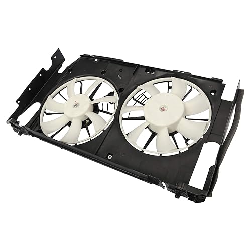 Vista 773 de TRQ Conjunto de ventilador de refrigeración dual compatible con Infiniti EX35 2009 FX35 FX50 2007-2008 G35 2008-2013 G37 2012-2013 M35h 2014-2015