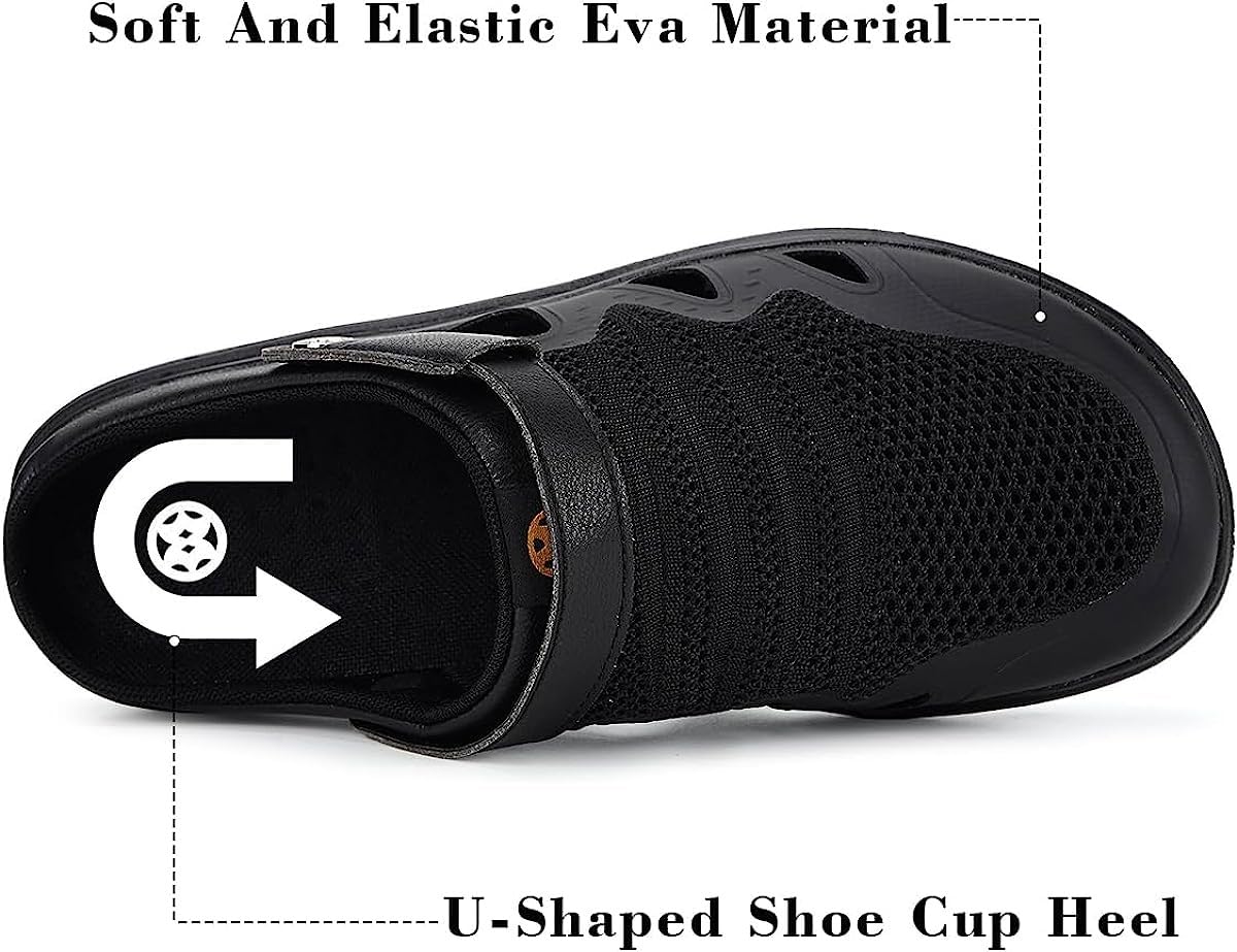 Clogs Hausschuhe Damen Herren Gartenschuhe atmungsaktive Orthopedic Gartenclogs Sommer leichte rutschfest Strand Sandalen Fußbogen Pantoletten