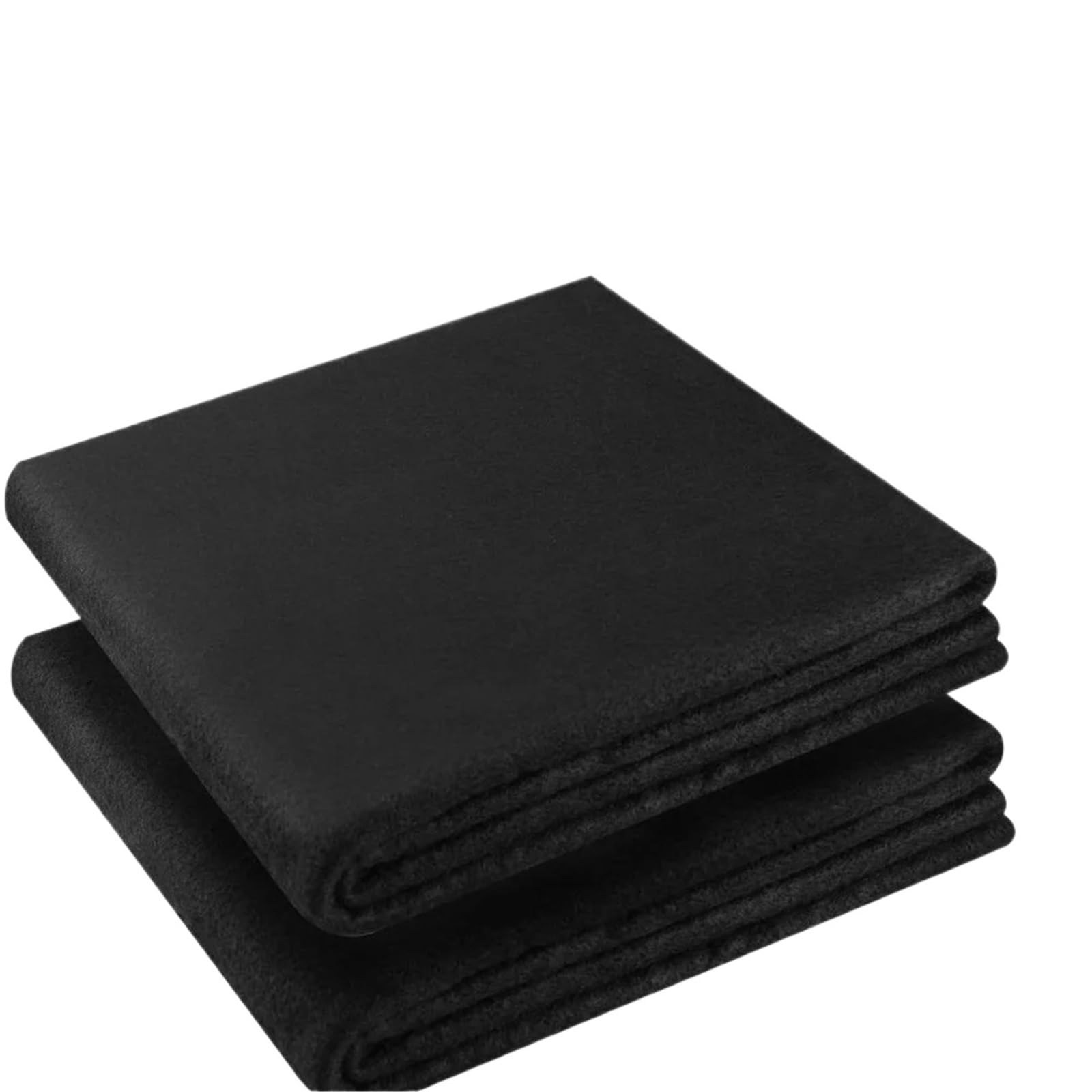 Manta protectora de soldadura ignífuga, fieltro fibra carbono 100x100cm, resistente a altas temperaturas, color negro para Soldadura y Corte