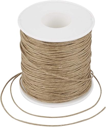 Miniatura 3 de Craftdady - Hilo encerado, Algodón, Burlywood, 1mm