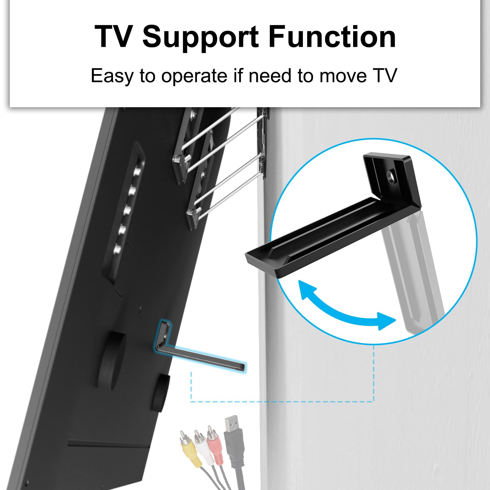 Ultra Slim TV-Wandhalterung - IMtKotW TV Halterung für 37-80 Zoll Fernseher, Max. 75 kg, TV Halterung max. VESA 600x400, Universelle Kompatibilität, Abstand zur Wand nur 0,95 cm