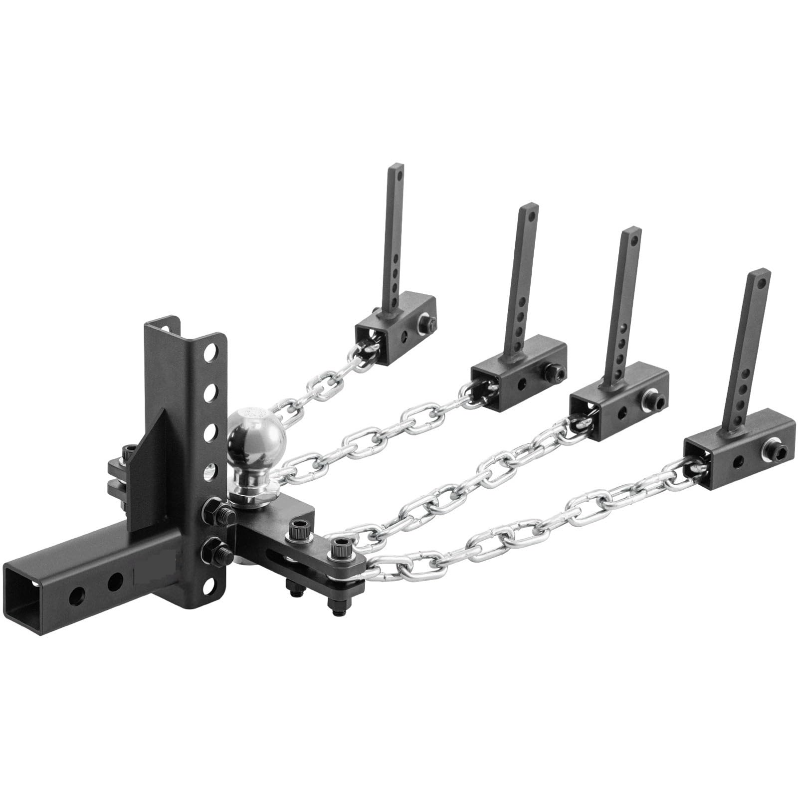 1000 libbre distribuzione del peso Equalizer Bar Trailer 4 gancio di traino capacità della linguetta livellamento carico con controllo dell'oscillazione,Elevata Stabilità(1000lbs 4in)