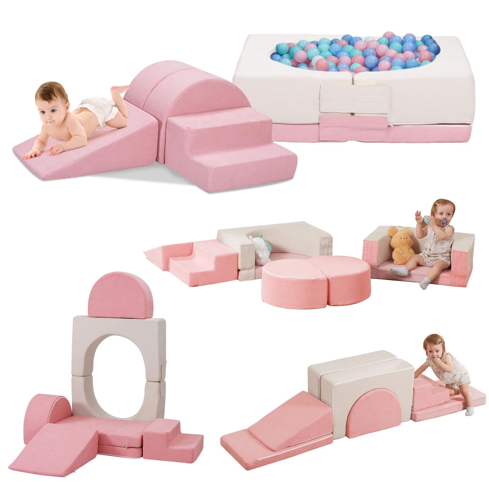 HAHASOLE Foam Climbing Blocks