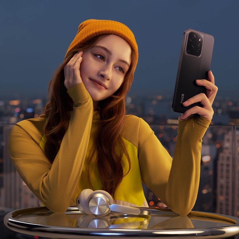 XIAOMI POCO C85 4G Smartphone 6GB+128GB, Massive 6000mAH Battery