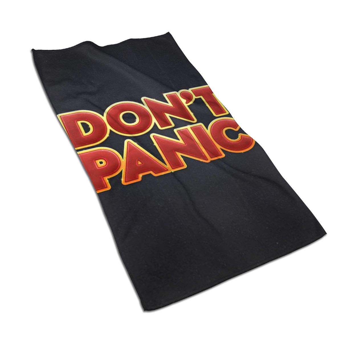 Don T Panic Hand Towels Bathroom Kitchen Soft Microfiber Beach Travel Towel for Pool Bath Spa Fitness Swim Pet Camping Outdoors Home Decor