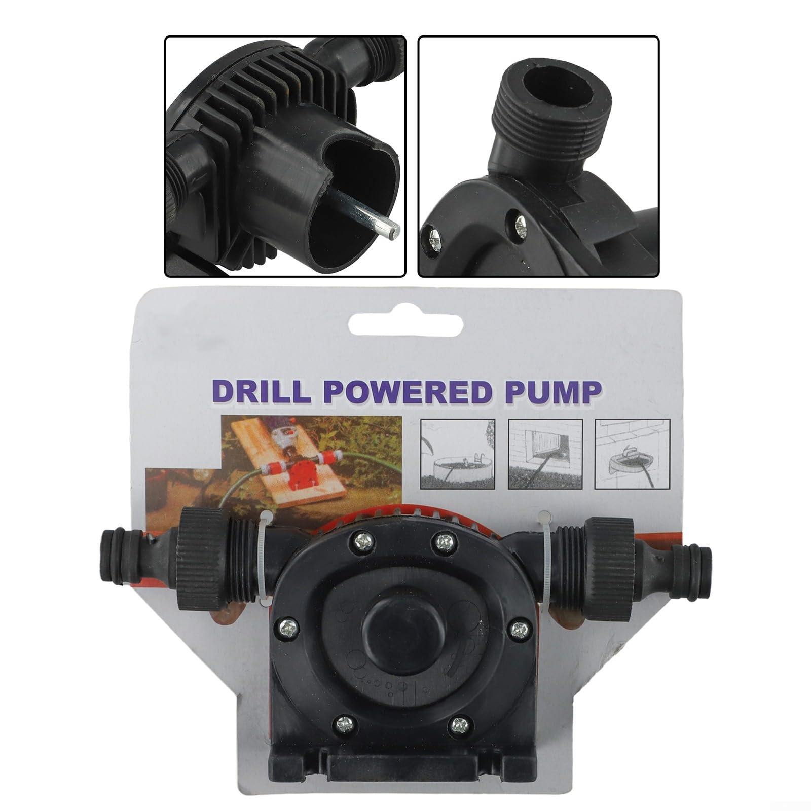 Pompa Alimentata Da Trapano,Pompa Acqua Elettrica Efficiente - Foto 5