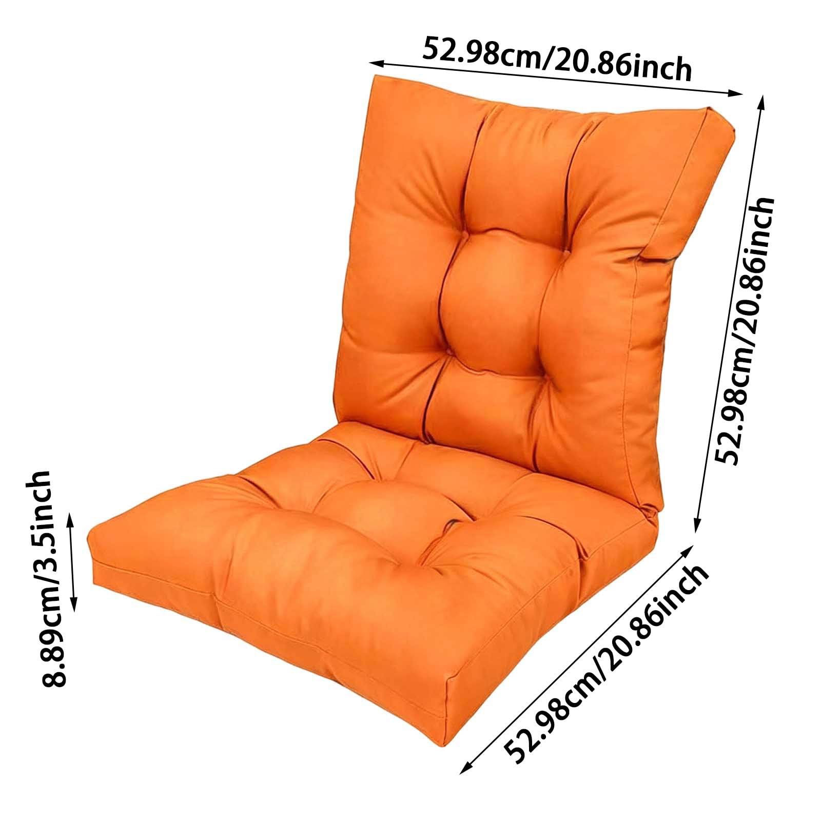 Cuscino ergonomico con imbottitura in schiuma per un sostegno confortevole, per interni ed esterni, impermeabile, antiscivolo, decorativo, ideale per panca da giardino, terrazza e soggiorno (F, A)