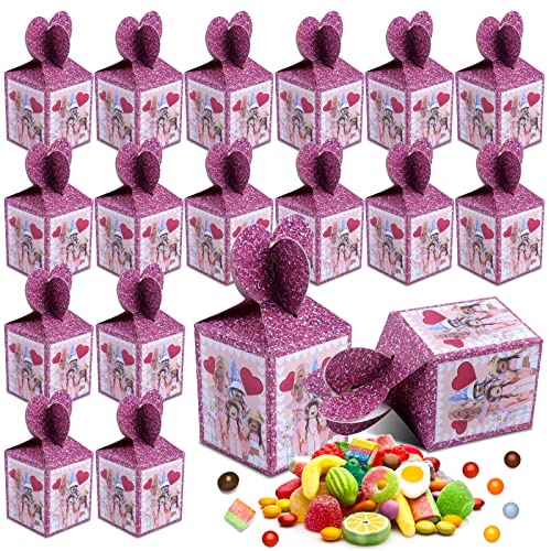 18 Pcs Ro-blox Geschenkbox Geburtstag, Party Schachteln Ro-blox, Ro-blox Tüten kindergeburtstag, Ro-blox Papiertüten Mädchen, Süßigkeitenschachtel für Kinder, Ro-blox Mitgebsel Tüten Cover