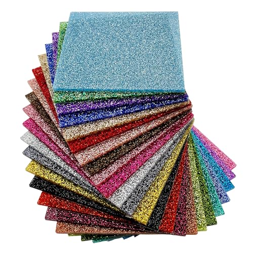 Image of Acrylic Premium Glittering Sheets, 1 /8 inch Thickness, 16 inchx12 inch, Ideal for GlowForge & Any Types of Laser /Engraving, Perfect Material for Jewelry, Crafting & DIY Projects (Silver)