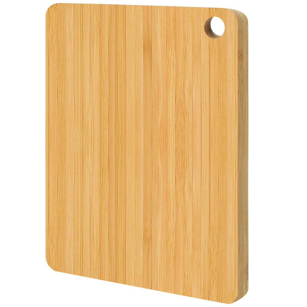 Photo 1 of BLOCE Bamboo Cutting Board, Wooden Cutting Boards for Kitchen, Wood Double Sided Food-Grade Chopping Board for Meat Cheese Vegetable (Small)
