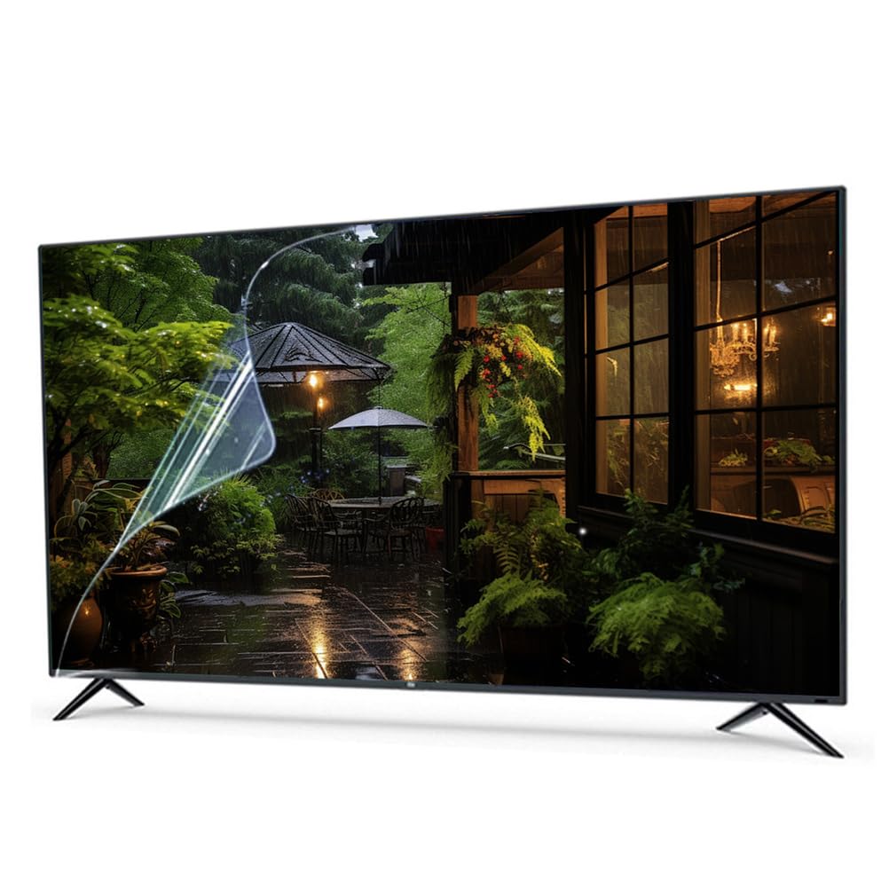 Matte Anti-Glare-Folie für TV 32 Zoll, Augenschutz Anti-Blaulicht-Bildschirmfilter Keine Blase Anti-Kratz-Verletzung, passend für LCD, LED, OLED & QLED
