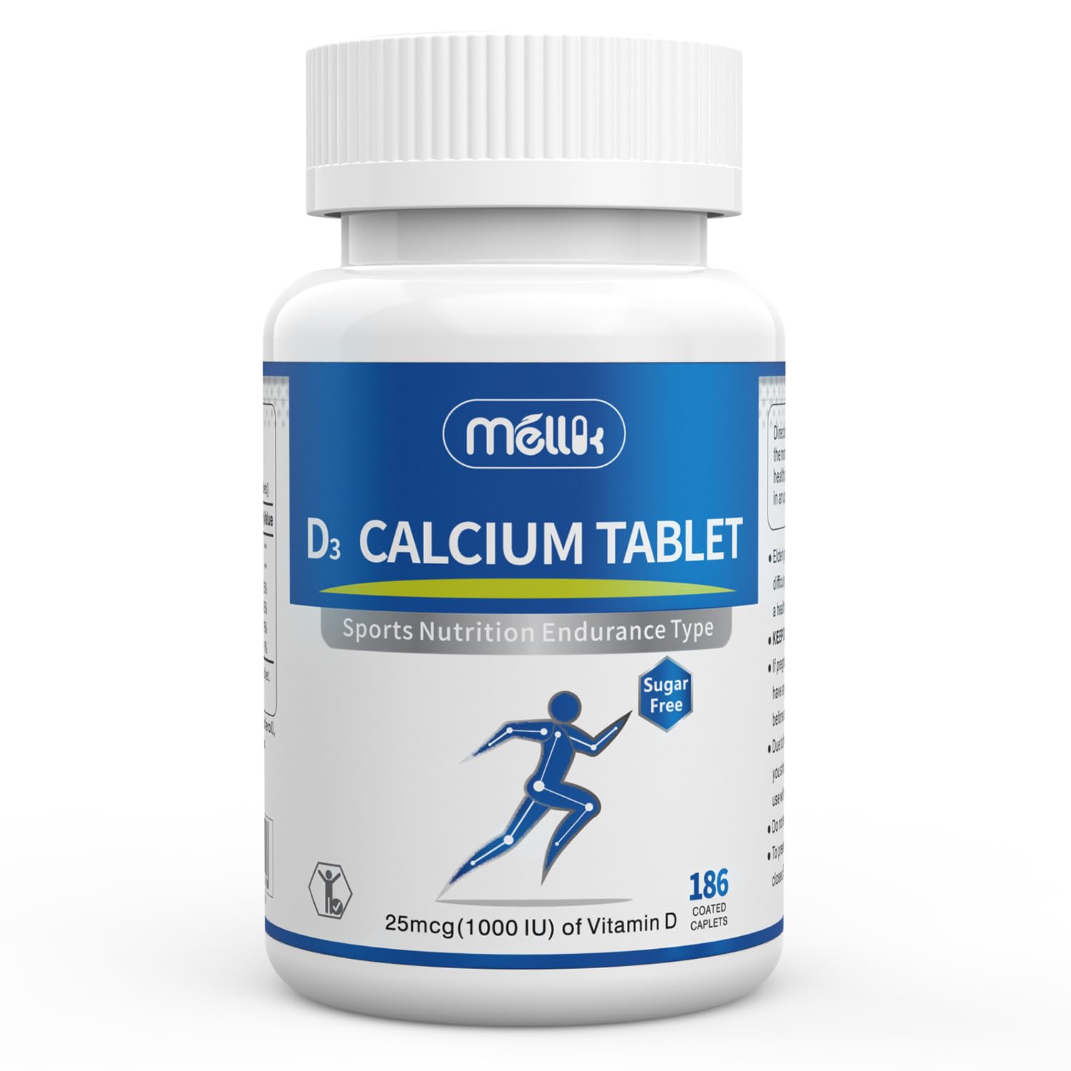 Mellk Calcium Supplement 1,200 mg with Vitamin D