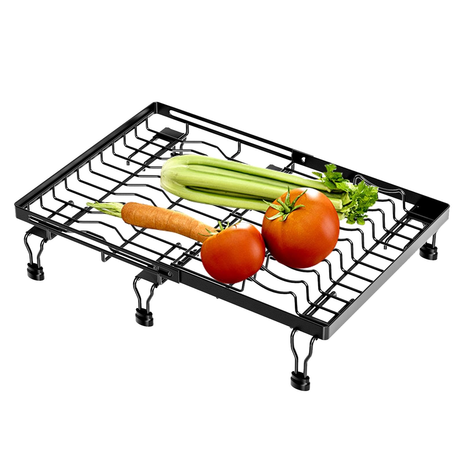 Xeihuul Escurreplatos extensible para el fregadero, escurridor sobre el fregadero. Secador de platos de cocina. Tendedero de cocina, soporte de fregadero para secar platos, soporte para platos en