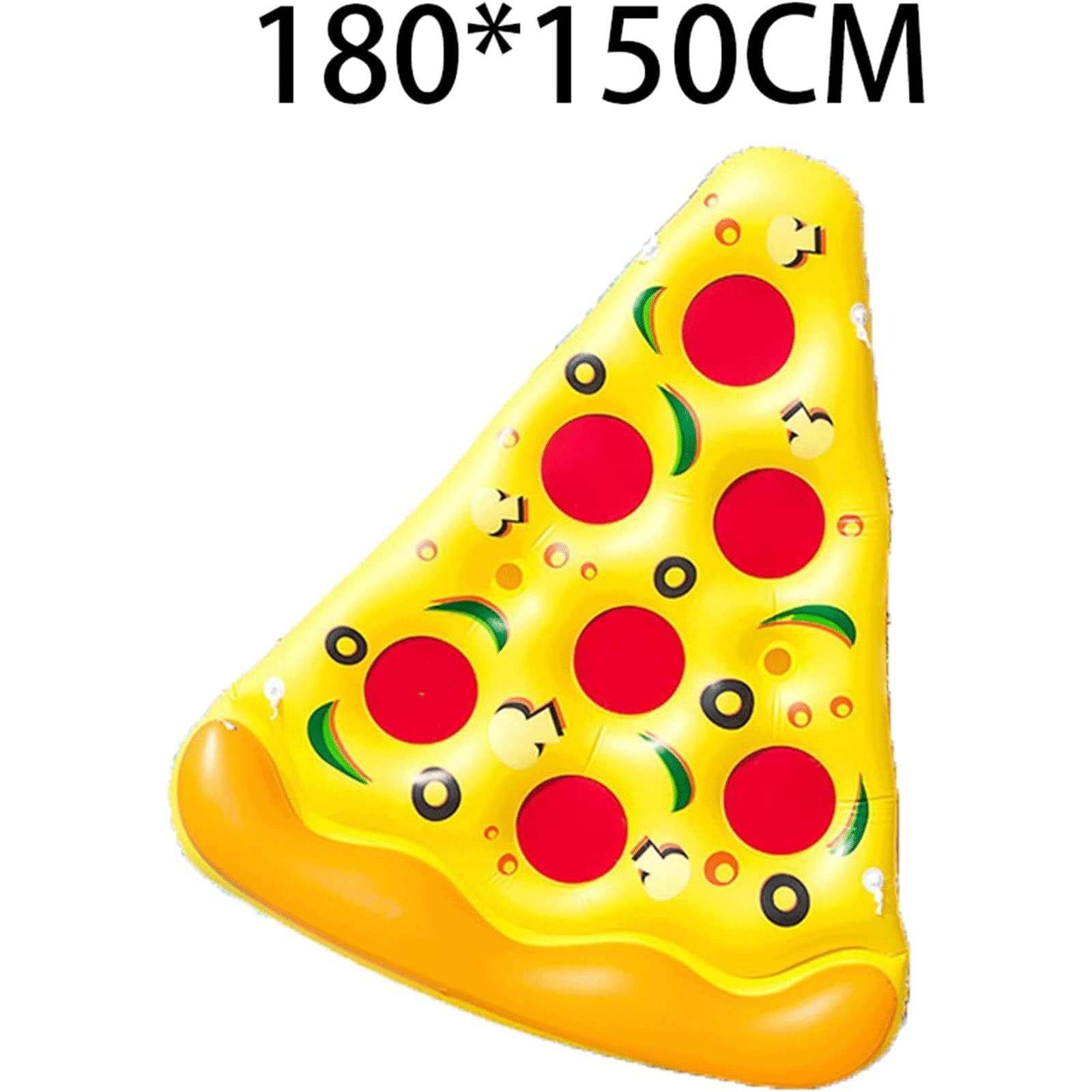 Fila Galleggiante a Forma di Pizza, zattera salotta Sportiva per Acqua Estiva, Galleggiante in Piscina Gonfiabile con Pompa elettrica per la Festa della Piscina LWX