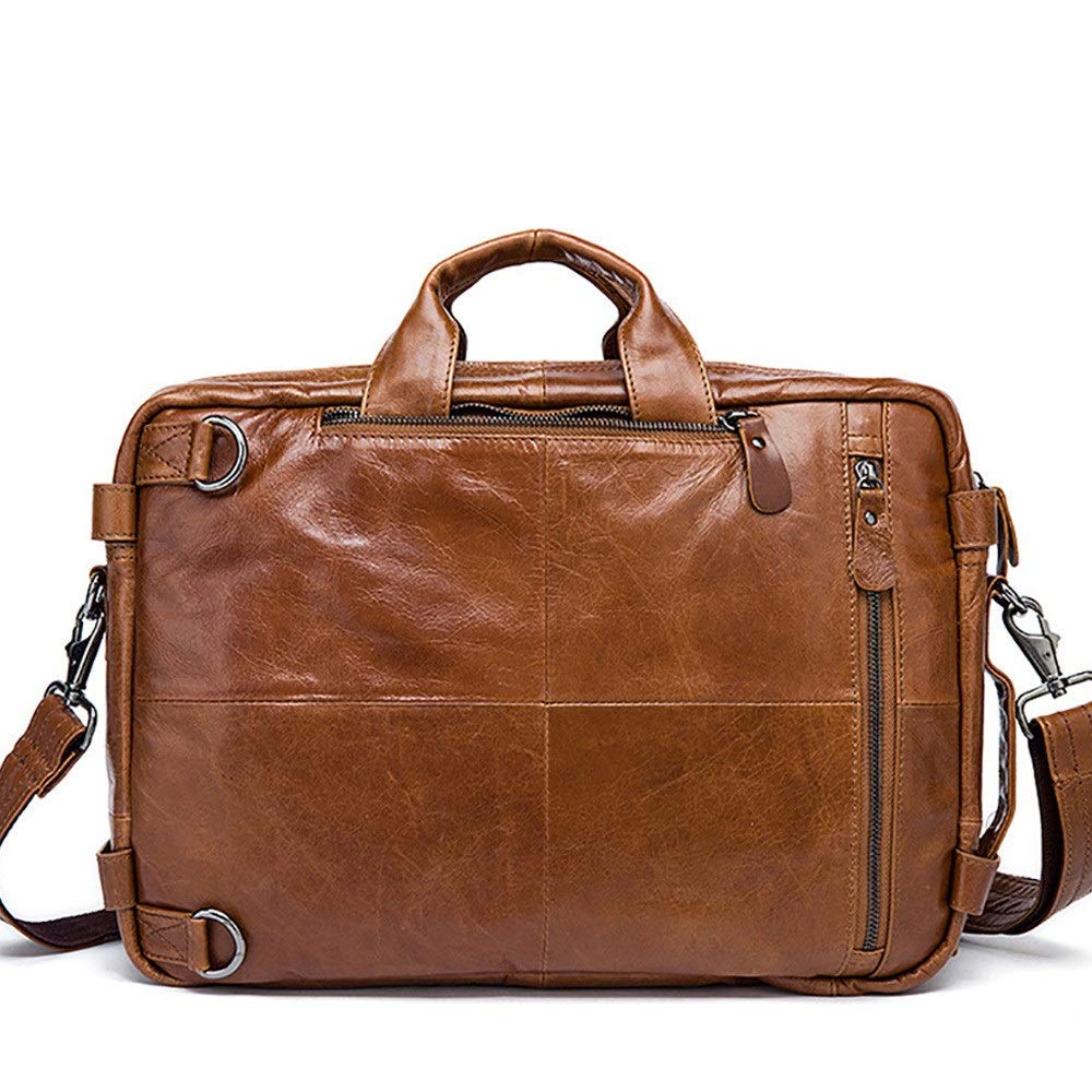 Sacs Messagers pour Hommes Hommes en cuir vintage Sac à dos Laptop Messenger Porte-documents Daily Casual Sport épaule Voyage d'affaires pour le Travail
