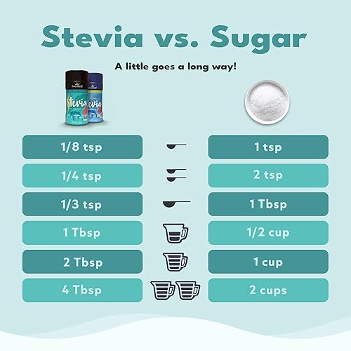 Miniatura 2 de SweetLeaf Tarro coctelera de stevia orgánico 230 porciones