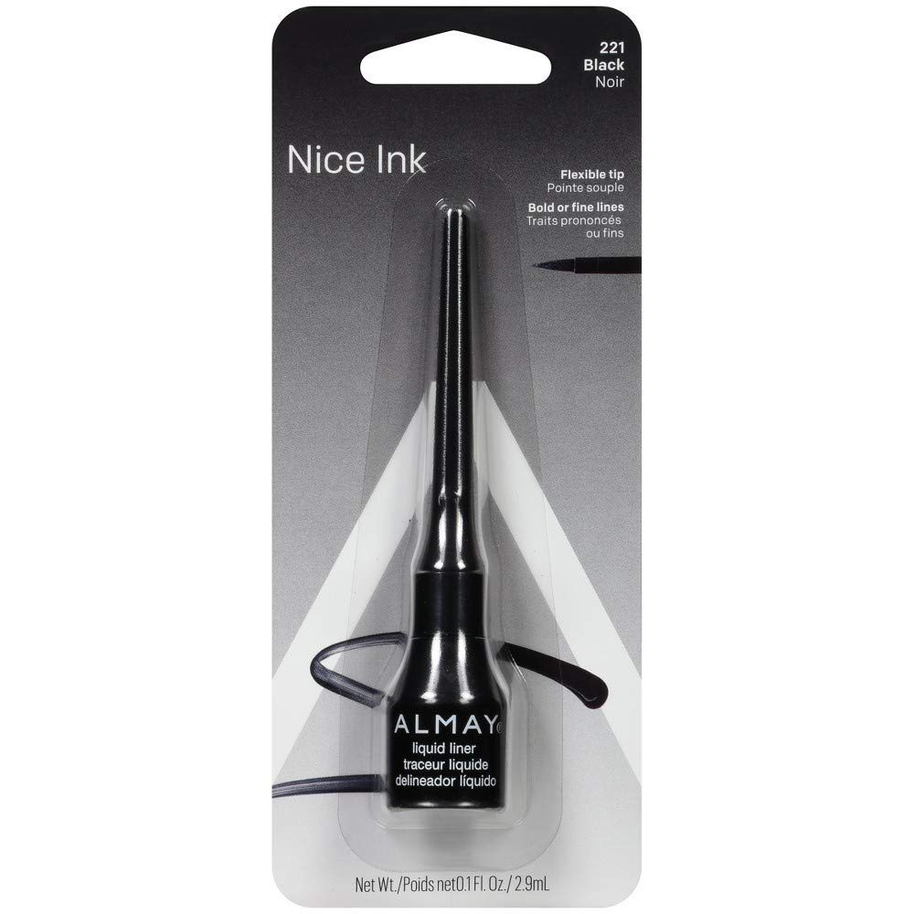 Almay Liquid Eyeliner Black 221 0 1 oz Pack of 8