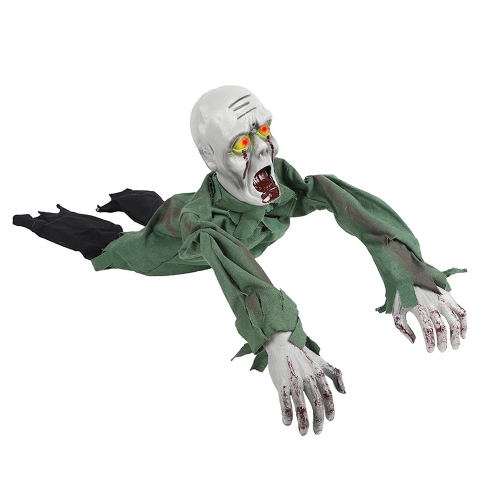 Generic Électrique Ramper Fantôme Prop Halloween Sonore Capteur Effrayant