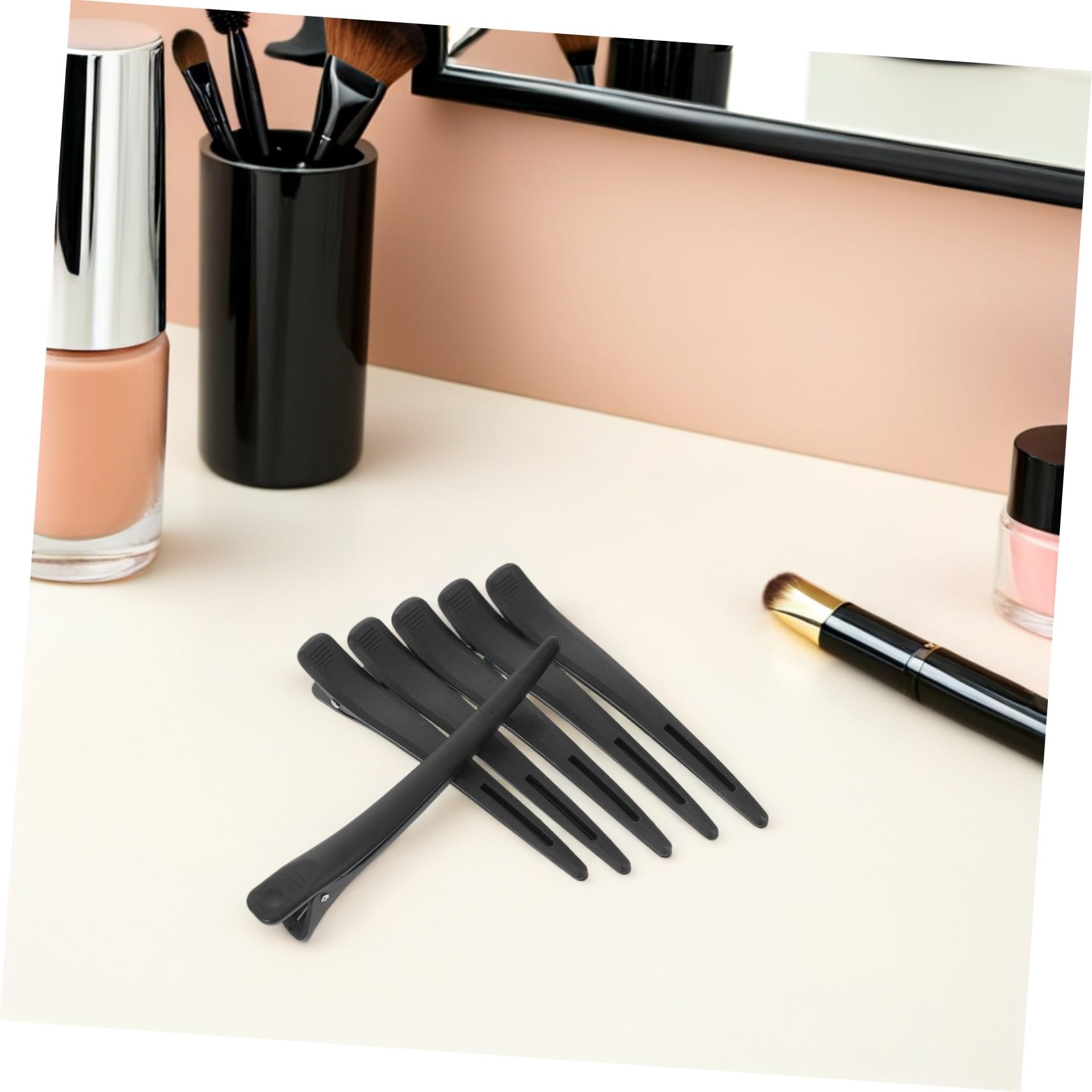 BESTYASH 20pezzi Fermagli per Sezioni di Capelli da Parrucchiere Strumenti per Parrucchieri Becco d Anatra Fermaglio senza Pieghe per Taglio di Capelli Tintura Fissaggio Arricciatura Access