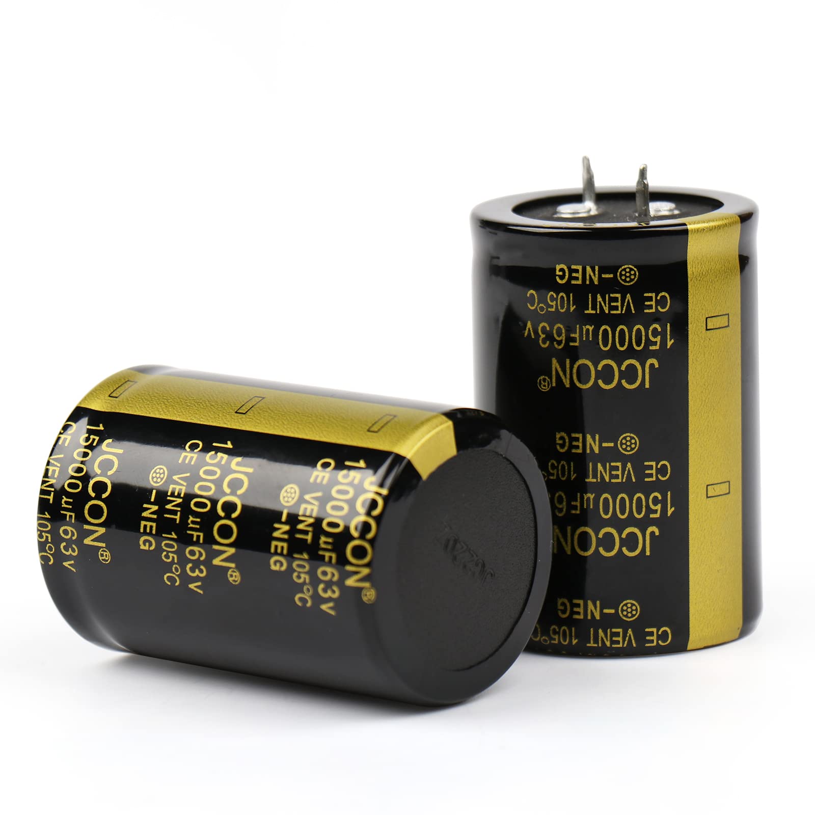 2 Stück 63V 6800µF Elektrolytkondensator – Snap-in, 105°C, Für Netzteile & DIY-Elektronik