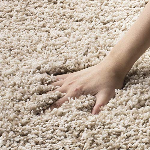 Image of Handwoven Microfibre 3D Rug for Living Room (Beige, 3 X 3 Feet (Square), Microfibre)