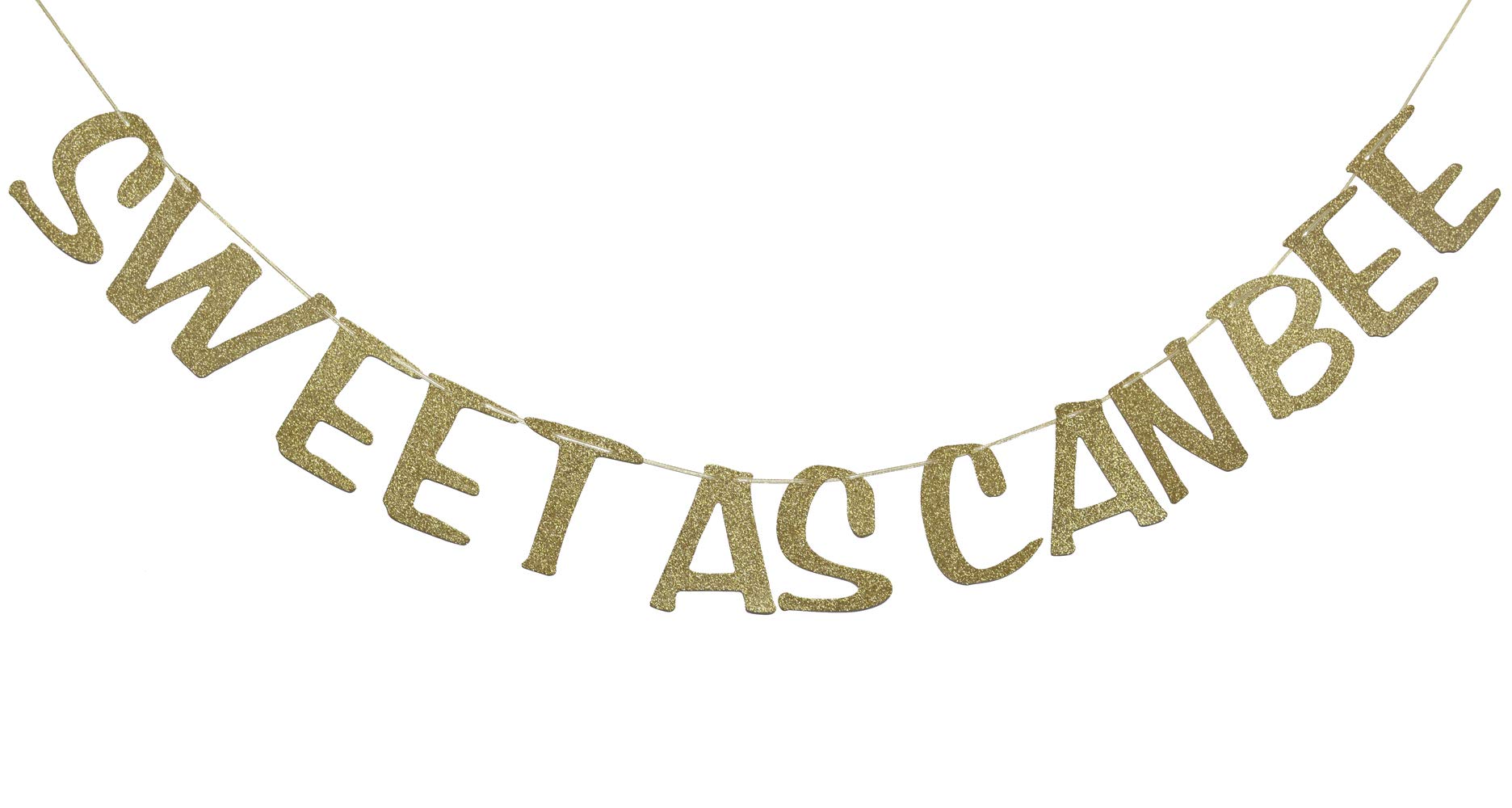 Buy Sweet As Can Bee Banner Honey Sign Gold Glitter Decorations For