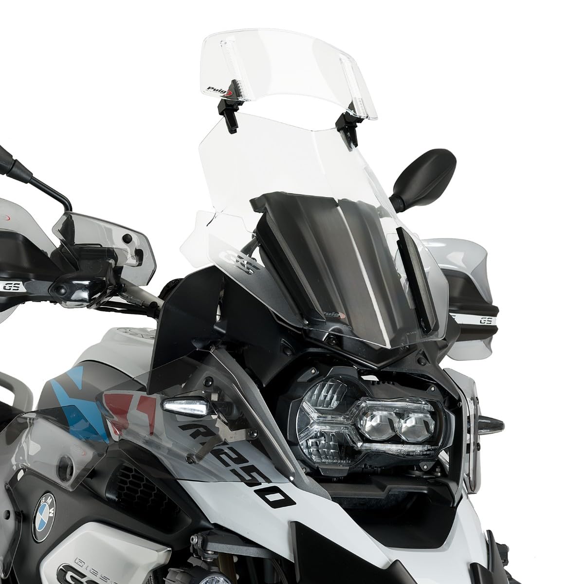 Deflecteur Compatible avec Pare Brise Spoiler de Bulle Clip-on Puig 20764W Clair